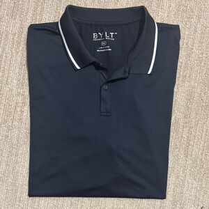 BYLT Premium Basics Men's Size XXL Navy Blue Performance Golf Polo